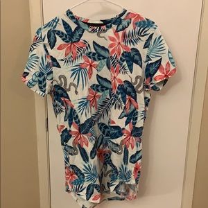 Hollister curved hem t